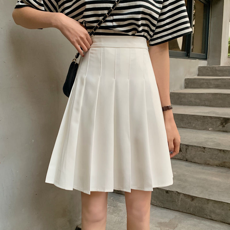 Skirts Pleated Women High Waist Summer Knee-length Preppy Style Harajuku Y2k Hot Sale Street School Cosplay Casual Female