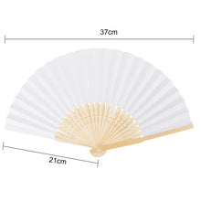 Load image into Gallery viewer, Personalized Engraved Folding Hand Fan Wedding Personality Fans Birthday Customized Baby Party  Decor Gifts For Guest CUSTOM
