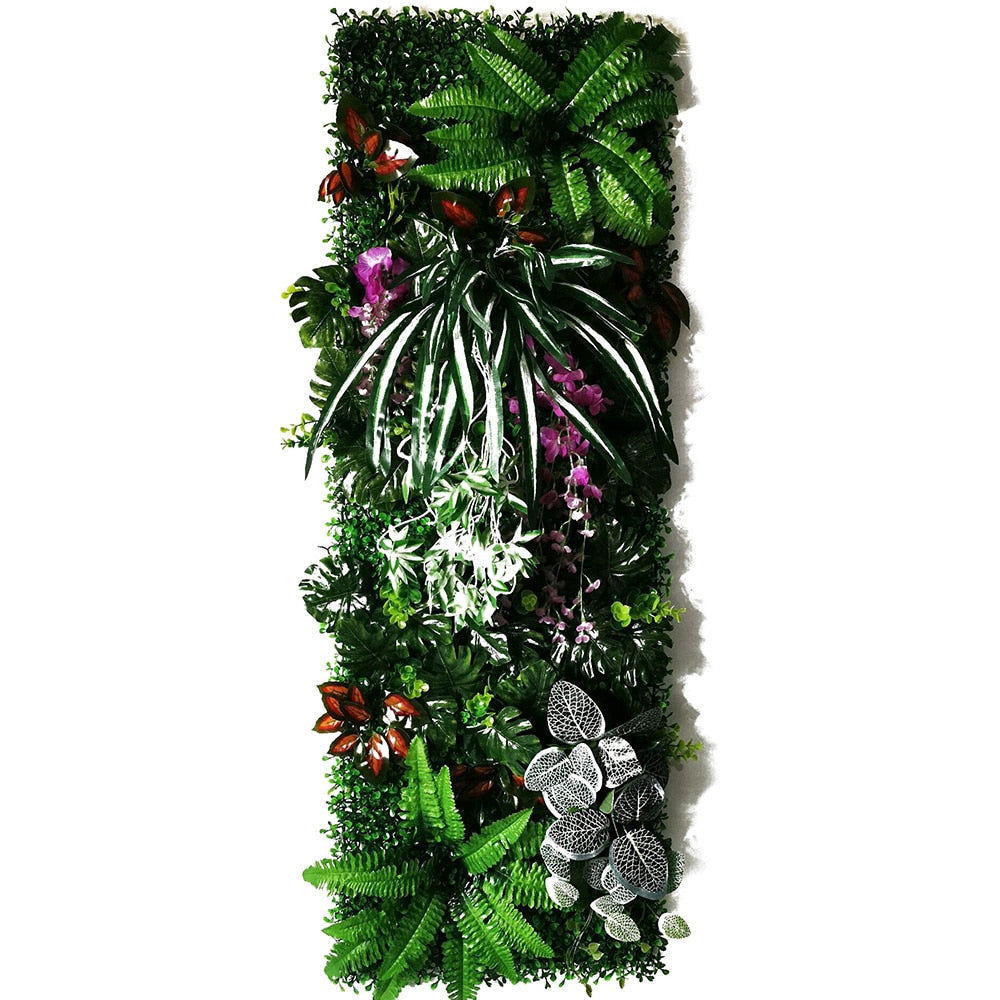 Artificial Plant Fake Grass turf Moss Subtropical Plant Decoration Home Wall Panel 15.74inch *47.24inch/1 Panel crafting material