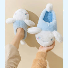 Load image into Gallery viewer, Plush Slipper Kitty Melody cinnamoroll kuromi melody Cartoon Anime Adult Children Plush Home Slippers Christmas Gifts
