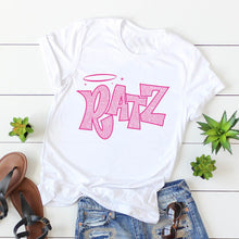 Load image into Gallery viewer, Brat Ratz Mouse hamster Woman Kawaii rat meme Tshirts Short Sleeve Top Tee Shirt Women T-shirt Custom handmade print design
