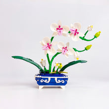 Load image into Gallery viewer, 608PCS Orchid Flowers Potted Building Blocks 10311 Bouquet Blossom Botanical Decoration Bricks Toys For Girls Birthday Gifts
