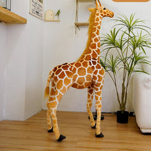 Load image into Gallery viewer, 50-120cm Giant Real Life Giraffe Plush Toys High Quality Stuffed Animals Dolls Soft Kids Children Baby Birthday Gift Room Decor
