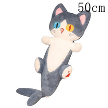 Load image into Gallery viewer, 50-90cm Kawaii Transform Shark Cat Plush Toys Stuffed Cute Cat Doll Lovely Animal Pillow Soft Cartoon Cushion Kid Christmas Gift
