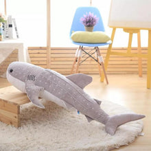 Load image into Gallery viewer, 150cm Large Size Soft Shark Plush Toy Big Creative Blue Whale Stuffed Soft Shark Sea Fish Plush Pillow Lovely Children Baby Doll
