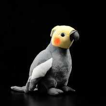Load image into Gallery viewer, 18cm Small Real Life Yellow Cockatiel Plush Toys Extra Soft Parrot Stuffed Birds Animal Toy Christmas Gifts For Kids
