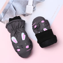 Load image into Gallery viewer, Winter Warm Rabbit Snowman Camo Camouflage Gloves 0-5 Years Old Children Ski Gloves Thick Velvet  Knitted Mittens Gloves For Girls Keep Hands Warm
