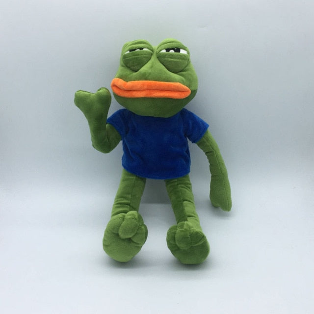 42cm Magic Expression Pepe The Frog Sad Frog Collection Plush Stuffed Toys Christmas Birthday Gifts