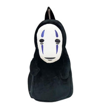 Load image into Gallery viewer, Spirited Away No Face Man Backpacks Plush Doll Creative Backpack Kids Adults Cute Bag
