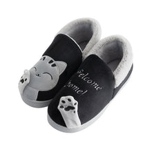 Load image into Gallery viewer, Children Indoor Slippers Winter Warm Shoes Kids Mum Dad Home Floor Slippers Cartoon Style Anti-slip Boys Girls Cotton Shoes FM01
