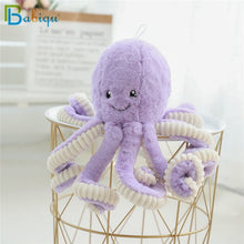 Load image into Gallery viewer, 1PC 40-80cm Cute Octopus Plush Toy Octopus Whale Dolls &amp; Stuffed Toys Plush Sea Animal Toys For Children Kids Xmas Gift
