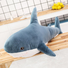 Load image into Gallery viewer, 45-140CM Big Size Shark Plush Toy Soft Stuffed speelgoed Animal Reading Pillow for Birthday Gifts Cushion Gift For Children
