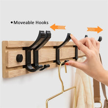 Load image into Gallery viewer, Nordic Fashion Style Bedroom Furniture Coat Rack Clothes Hanger Hooks Living Room Closet Bamboo Hat Racks Coat Hanger Wall Hook

