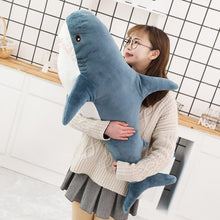 Load image into Gallery viewer, 45-140CM Big Size Shark Plush Toy Soft Stuffed speelgoed Animal Reading Pillow for Birthday Gifts Cushion Gift For Children
