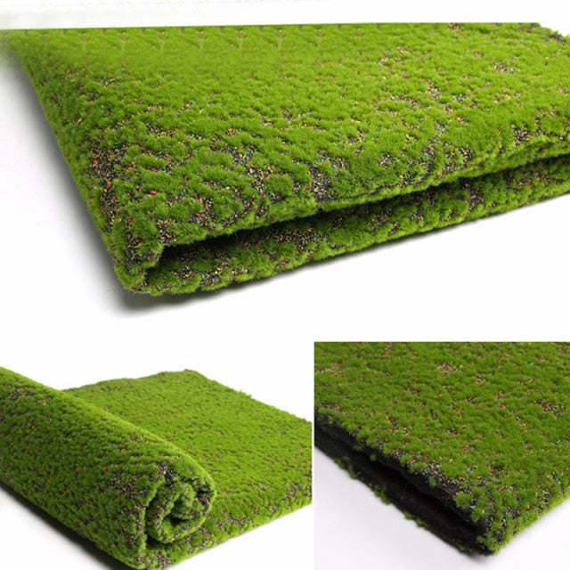 Artificial Moss Fake Green Plants Faux Moss Grass For Shop Home Patio Decoration Garden Wall Living Room Decor Supplies100*100cm