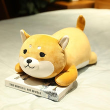 Load image into Gallery viewer, New Huge 35-75CM Cute Corgi &amp; Shiba Inu Dog Plush Toys Kawaii Lying Husky Pillow Stuffed Soft Animal Dolls Children Baby Gift
