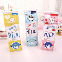Load image into Gallery viewer, Cute School Case Korea School Pencil Case Milk Pencil Case Unusual Pencil cases For Girls Boys School Supplies
