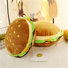 Load image into Gallery viewer, Burger plush toy soft padded plush cushion pillow cute hamburger pillow boy girl gift
