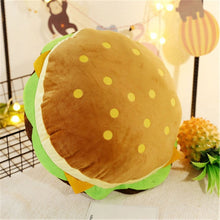 Load image into Gallery viewer, Burger plush toy soft padded plush cushion pillow cute hamburger pillow boy girl gift
