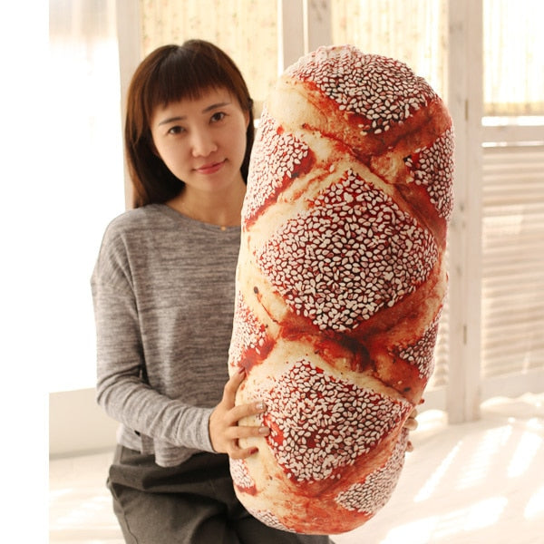 Simulation pillow Bread cushion pillow food stuffed toys Creative doll doll gift