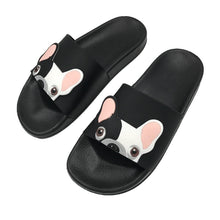 Load image into Gallery viewer, slippers women Cute Cartoon frenchie french bull dog pug Dog Women shoes woman
