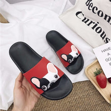 Load image into Gallery viewer, slippers women Cute Cartoon frenchie french bull dog pug Dog Women shoes woman

