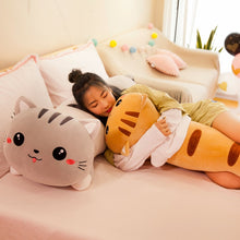 Load image into Gallery viewer, 50/130 cm long cat pillow plush toy soft stuffed plush animal kids  gift home decor girl gift WJ290
