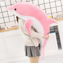 Load image into Gallery viewer, 160cm Large Kawaii Dolphin Plush Toys for Children Stuffed Sea Animal Doll Soft Baby Sleeping Pillow Lovely Gift for Kids Girls
