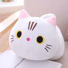 Load image into Gallery viewer, 25cm 35cm 50cm plush cat toy white black brown stuffed animal cat plush throw pillow kids toys birthday gift for children
