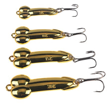 Load image into Gallery viewer, 1pcs DD Metal Spoon Fishing Lure Treble Hook 5g 10g 15g 20g Silver Gold Metal Sequins Spinnerbait Treble Hook

