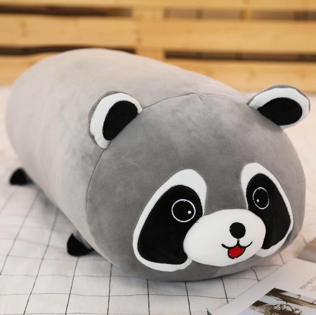 1pc 50/60/80CM Cute 10 Styles Animal Unicorn Raccoon Seal Plush Toy Stuffed Soft Sleeping Pillow Cushion Dolls Baby Cartoon Toys