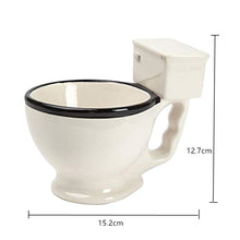 Load image into Gallery viewer, Novelty Toilet Ceramic Mug With Handle 300ml Coffee Tea Milk Ice Cream Cup Funny For Gifts

