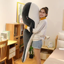 Load image into Gallery viewer, 120cm Giant New Whale Plush Toys Big Soft Stuffed Sleeping Pillow Cute Sea Animal Fish Blue Shark Doll Kids Baby Birthday Gift

