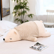 Load image into Gallery viewer, Polar Bear Plush Doll Baby Soft Stuffed Sleeping Bear Pillow Animal Plush Toys Kids Cartoon Gifts 35-110CM Kawaii Dressing
