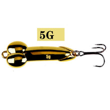 Load image into Gallery viewer, 1pcs Metal Spinner Baits Fishing Lure DD Spoon Wobblers Bass Pike 5g 10g 15g 20g Silver Gold Metal Sequins  Fishing Tackle
