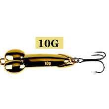 Load image into Gallery viewer, 1pcs Metal Spinner Baits Fishing Lure DD Spoon Wobblers Bass Pike 5g 10g 15g 20g Silver Gold Metal Sequins  Fishing Tackle
