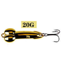 Load image into Gallery viewer, 1pcs Metal Spinner Baits Fishing Lure DD Spoon Wobblers Bass Pike 5g 10g 15g 20g Silver Gold Metal Sequins  Fishing Tackle
