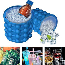 Load image into Gallery viewer, Silicone Ice Maker Bucket Fast Cold Ice Bucket Space Saving Ice Genies Ice Ball Maker Portable Silicon Ice Cube Maker
