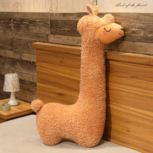 Load image into Gallery viewer, 130cm Kawaii Alpaca Plush Toy Vicugna Pacos Japanese Soft Stuffed Cute Alpacasso Sheep Llama Animal
