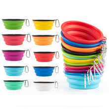 Load image into Gallery viewer, 1000ml Large Collapsible Dog Pet Folding Silicone Bowl Outdoor Travel Portable Puppy
