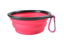 Load image into Gallery viewer, 1000ml Large Collapsible Dog Pet Folding Silicone Bowl Outdoor Travel Portable Puppy
