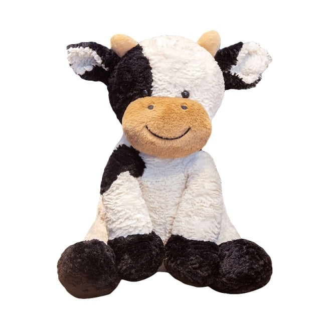 New Cute Animal Cartoon Cows Stuffed Plush Toy Kawaii Cattle Comfortable Soft Toy Children accompany Birthday Christmas Gift kid