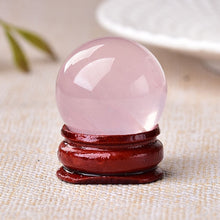 Load image into Gallery viewer, 1PC Natural Crystal Ball Rose Quartz Tigers Eye Aventurine Stone Healing Quartz Beautiful Ball Natural Stone Home Decoration
