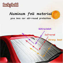 Load image into Gallery viewer, Luckybobi Automobile Sunshade Cover Car Windshield Snow Sun Shade Waterproof Protector Cover Car Front Windscreen Cover
