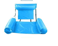 Load image into Gallery viewer, PVC Summer Inflatable Foldable Floating Row Swimming Pool Water Hammock Air Mattresses Bed Beach Water Sports Lounger Chair
