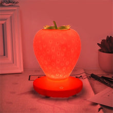 Load image into Gallery viewer, LED Silicone Strawberry Nightlight
