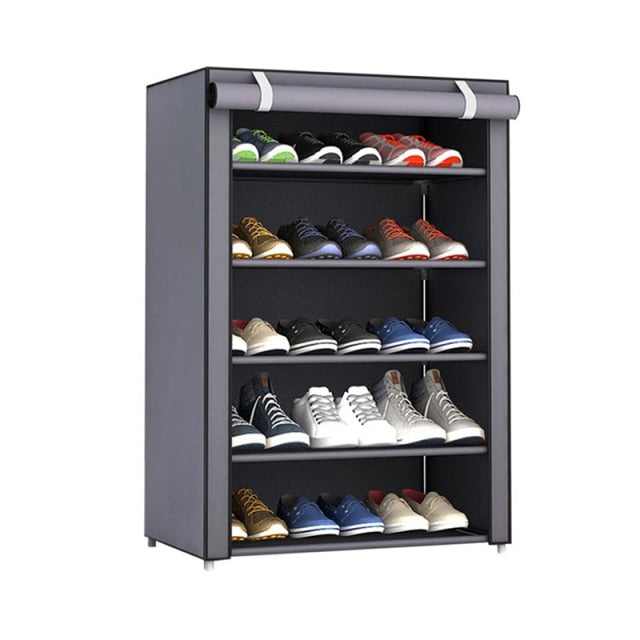 Multilayer Shoe Cabinet Dustproof Shoes Storage Closet Hallway Space-saving Shoerack Organizer Holder Home Furniture Shoe Rack