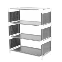 Load image into Gallery viewer, Non-woven shoe storage rack, hall closet, adjustable storage rack, removable storage rack shoe door, DIY, easy to install
