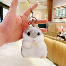 Load image into Gallery viewer, Hamster doll keychain pendant doll hamster cute backpack doll plush ins bag pendant school bag pendant
