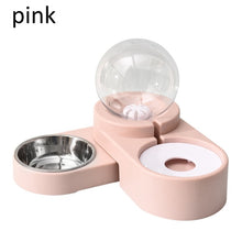 Load image into Gallery viewer, 1.8L New Bubble Pet Bowls Food Automatic Feeder Fountain Water Drinking for Cat Dog Kitten Feeding Container Pet Supplies
